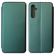 Чехол книжка STYLISH для SAMSUNG Galaxy A05s, экокожа, визитница, цвет темно зеленый Чехол книжка STYLISH для SAMSUNG Galaxy A05s, экокожа, визитница, цвет темно зеленый