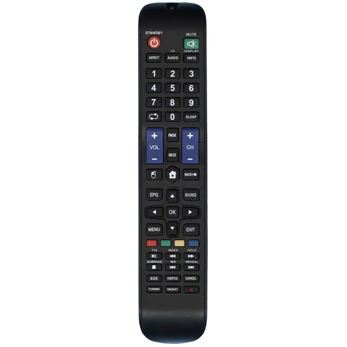 Пульт ДУ 55ULES85T2SM для телевизоров ERISSON, ELENBERG, HARPER, KRAFT, NESONS, цвет черный