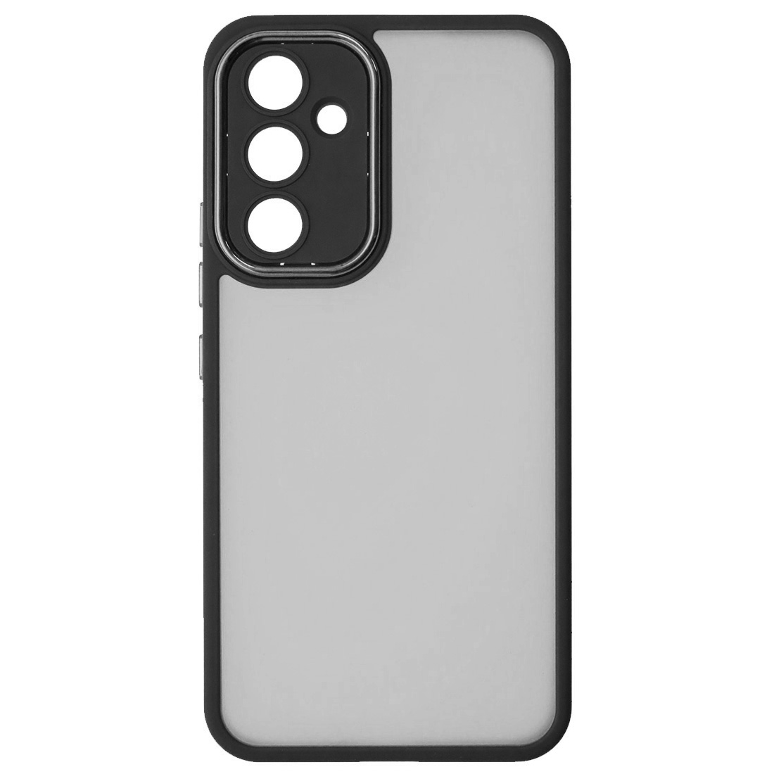 Чехол накладка KING для SAMSUNG Galaxy A34 5G, силикон, пластик, защита камеры, цвет окантовки черный