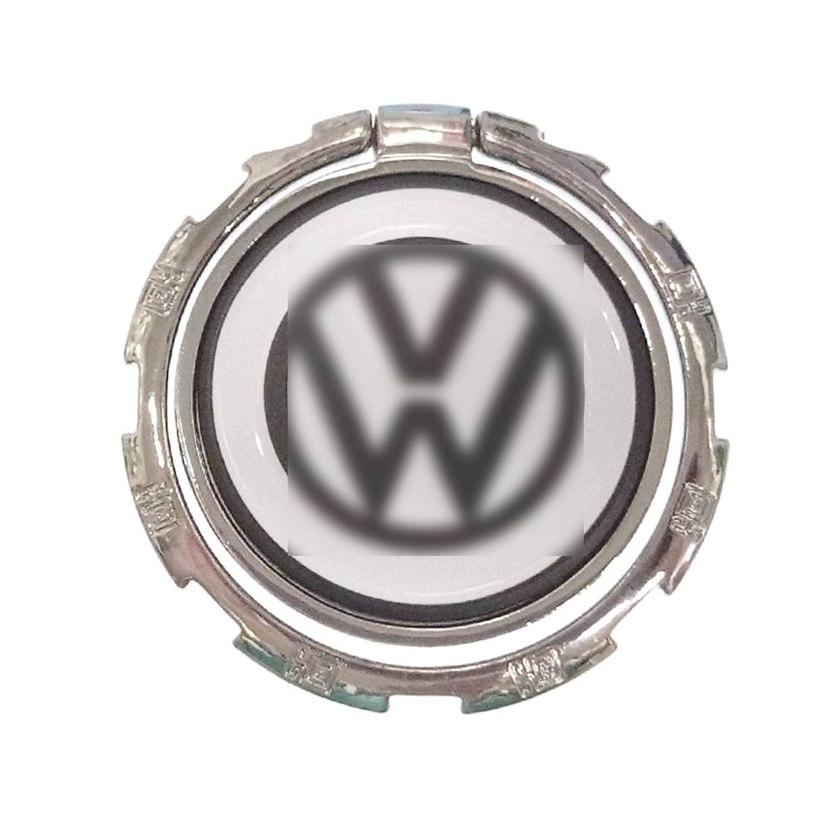 Кольцо держатель LGD, рисунок Volkswagen, цвет серебристый Кольцо держатель LGD, рисунок Volkswagen, цвет серебристый
