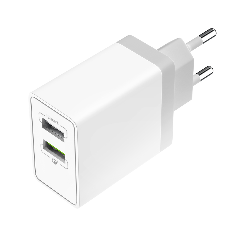 Сетевое зарядное устройство MONARCH SMART IC 5V/17W 3.4A - 2 USB белая S-E534. Сетевое зарядное устройство MONARCH SMART IC 5V/17W 3.4A - 2 USB белая S-E534.