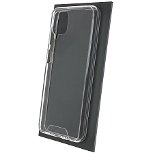 Чехол накладка SPACE для SAMSUNG Galaxy A12 (SM-A125), M12 (SM-M127F), силикон, цвет прозрачный Чехол накладка SPACE для SAMSUNG Galaxy A12 (SM-A125), M12 (SM-M127F), силикон, цвет прозрачный