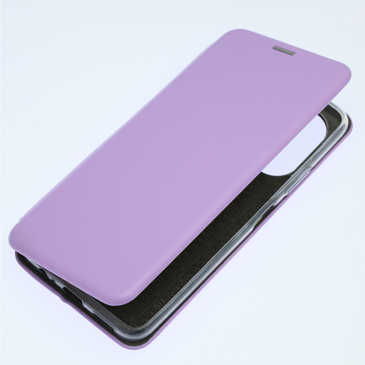 Чехол книжка STYLISH для HUAWEI Nova Y70, экокожа, визитница, цвет сиреневый