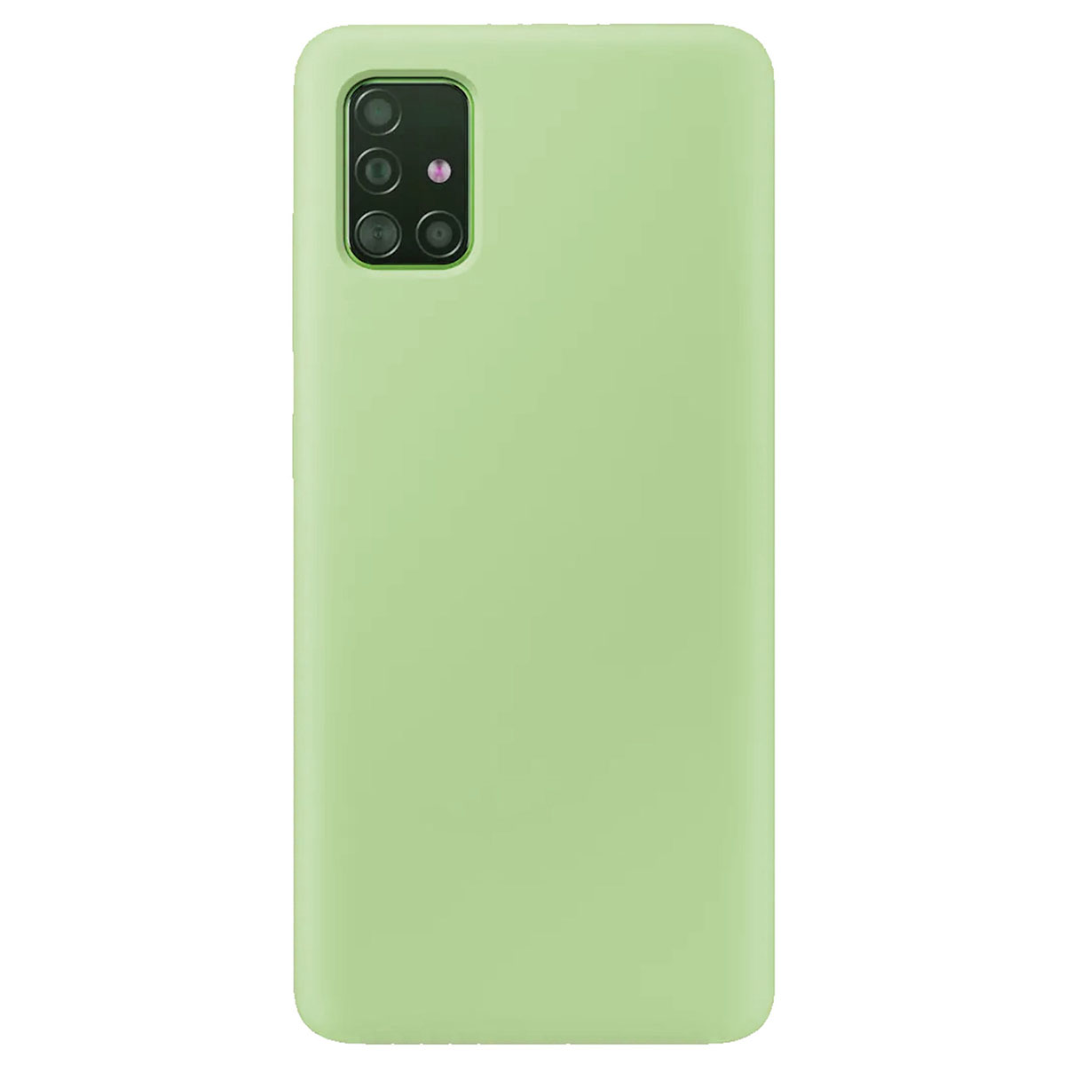 Чехол накладка GPS для SAMSUNG Galaxy A31 (SM-A315), силикон, матовый, цвет фисташковый