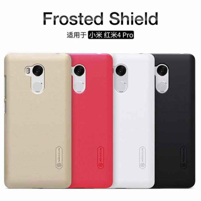 Чехол накладка для XIAOMI REDMI 4 PRO, REDMI 4S, пластик, цвет чёрный.