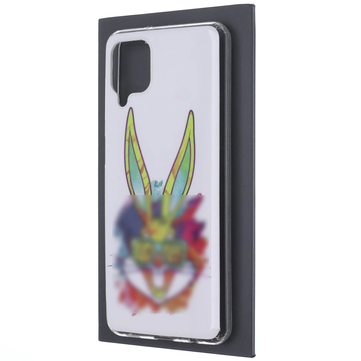 Чехол накладка для SAMSUNG Galaxy A12 (SM-A125), M12 (SM-M127F), силикон, рисунок кролик Чехол накладка для SAMSUNG Galaxy A12 (SM-A125), M12 (SM-M127F), силикон, рисунок кролик