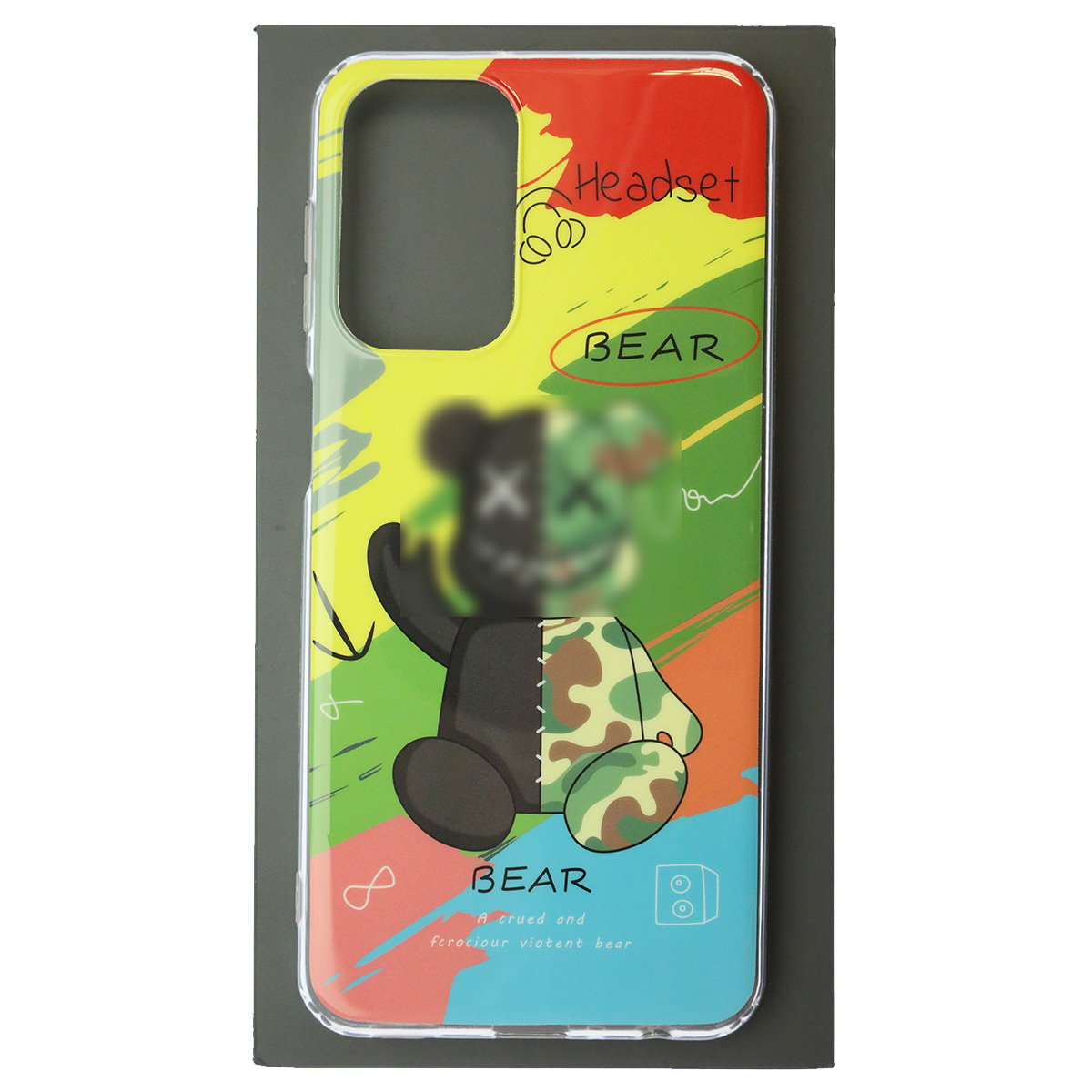 Чехол накладка для SAMSUNG Galaxy A23 4G, силикон, глянцевый, рисунок BEAR Чехол накладка для SAMSUNG Galaxy A23 4G, силикон, глянцевый, рисунок BEAR