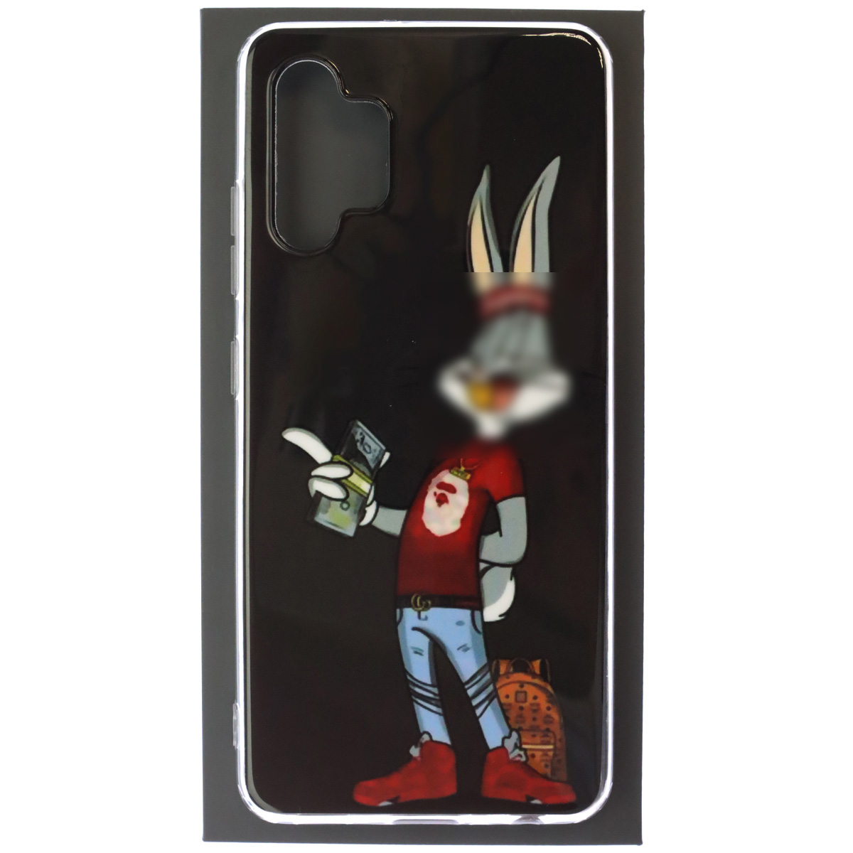 Чехол накладка для SAMSUNG Galaxy A32 4G (SM-A325F), силикон, рисунок Кролик Чехол накладка для SAMSUNG Galaxy A32 4G (SM-A325F), силикон, рисунок Кролик