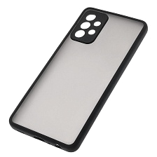 Чехол накладка SKIN SHELL для SAMSUNG Galaxy A72 (SM-A725F), силикон, пластик, цвет окантовки черный Чехол накладка SKIN SHELL для SAMSUNG Galaxy A72 (SM-A725F), силикон, пластик, цвет окантовки черный