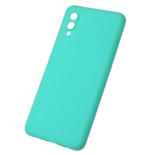 Чехол накладка для SAMSUNG Galaxy A02 (SM-A022G/DS), силикон, цвет бирюзовый Чехол накладка для SAMSUNG Galaxy A02 (SM-A022G/DS), силикон, цвет бирюзовый