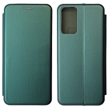 Чехол книжка STYLISH для XIAOMI Redmi Note 12S 4G, экокожа, визитница, цвет темно зеленый Чехол книжка STYLISH для XIAOMI Redmi Note 12S 4G, экокожа, визитница, цвет темно зеленый