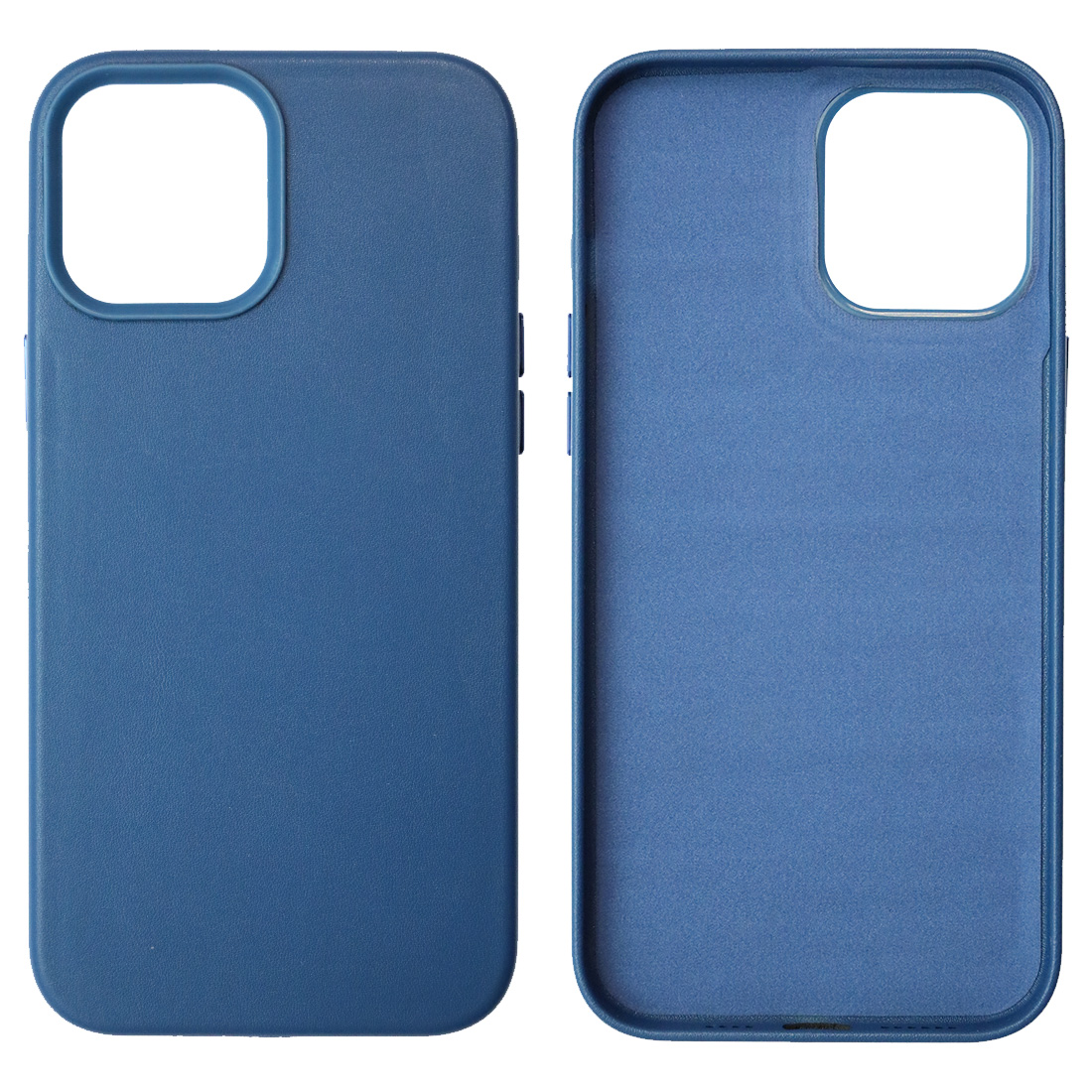 Чехол накладка Leather Case для APPLE iPhone 12 Pro Max, силикон, бархат, экокожа, цвет королевский синий Чехол накладка Leather Case для APPLE iPhone 12 Pro Max, силикон, бархат, экокожа, цвет королевский синий