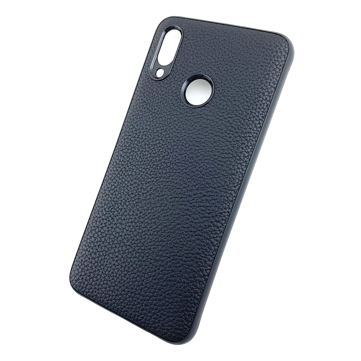 Чехол накладка GPS для HUAWEI P Smart, Honor 10 Lite 2019, силикон, под кожу, цвет черный.