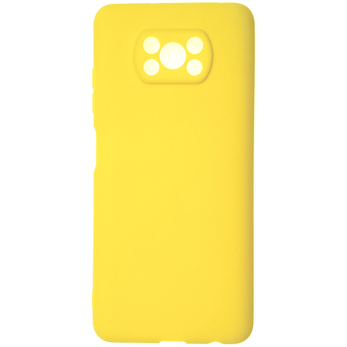 Чехол накладка GPS для INFINIX Hot 40i, Smart 8, силикон, матовый, цвет желтый