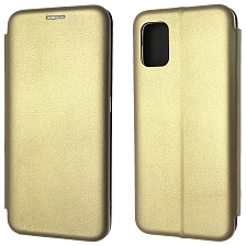 Чехол книжка STYLISH для SAMSUNG Galaxy A51 (SM-A515), экокожа, цвет золотистый Чехол книжка STYLISH для SAMSUNG Galaxy A51 (SM-A515), экокожа, цвет золотистый