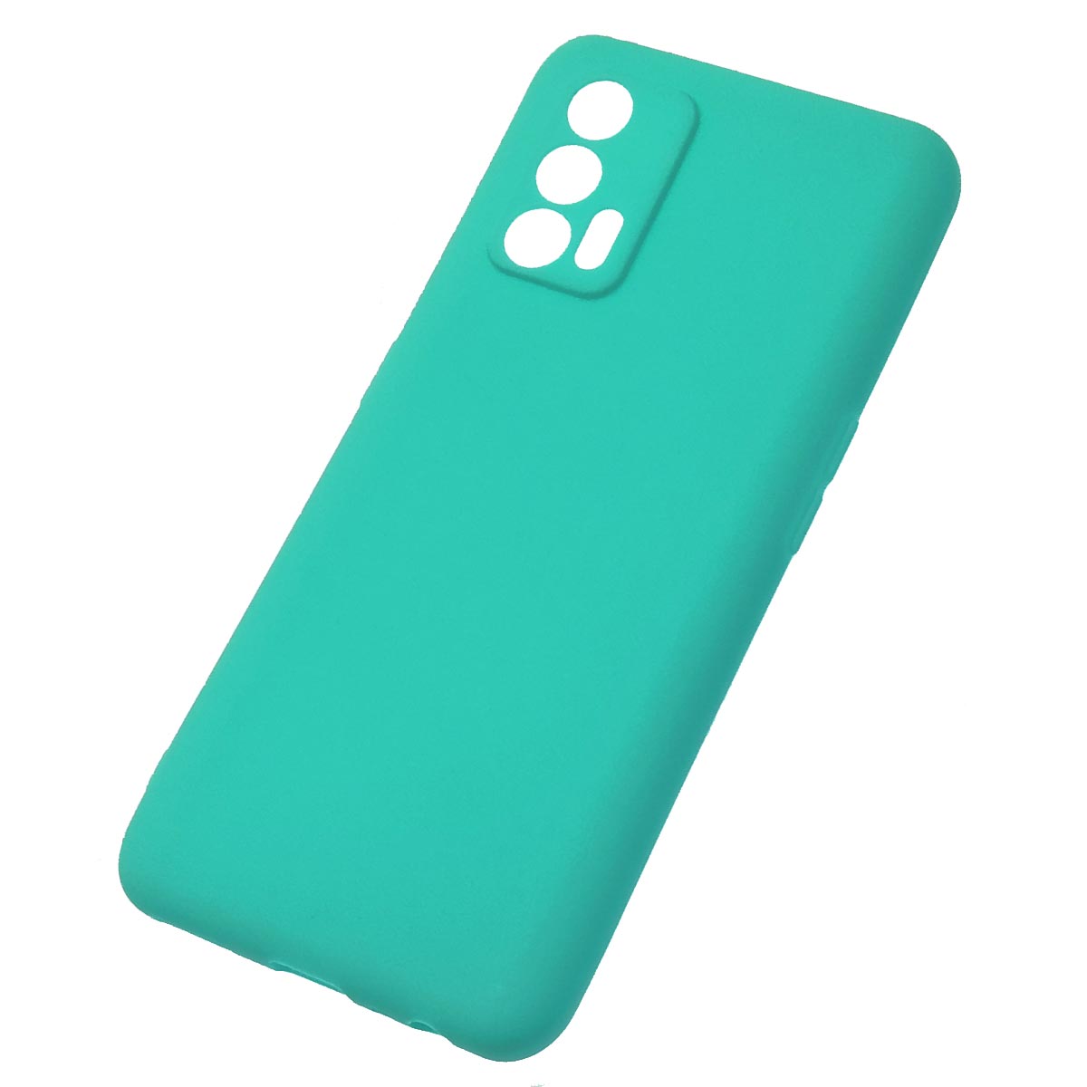 Чехол накладка SOFT TOUCH для Realme GT Neo 8, силикон, матовый, цвет бирюзовый Чехол накладка SOFT TOUCH для Realme GT Neo 8, силикон, матовый, цвет бирюзовый