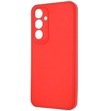 Чехол накладка для SAMSUNG Galaxy A35, защита камеры, силикон, цвет красный