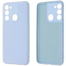 Чехол накладка NANO для TECNO Spark GO 2022, Spark 8C, Spark 9, силикон, бархат, цвет небесно голубой Чехол накладка NANO для TECNO Spark GO 2022, Spark 8C, Spark 9, силикон, бархат, цвет небесно голубой