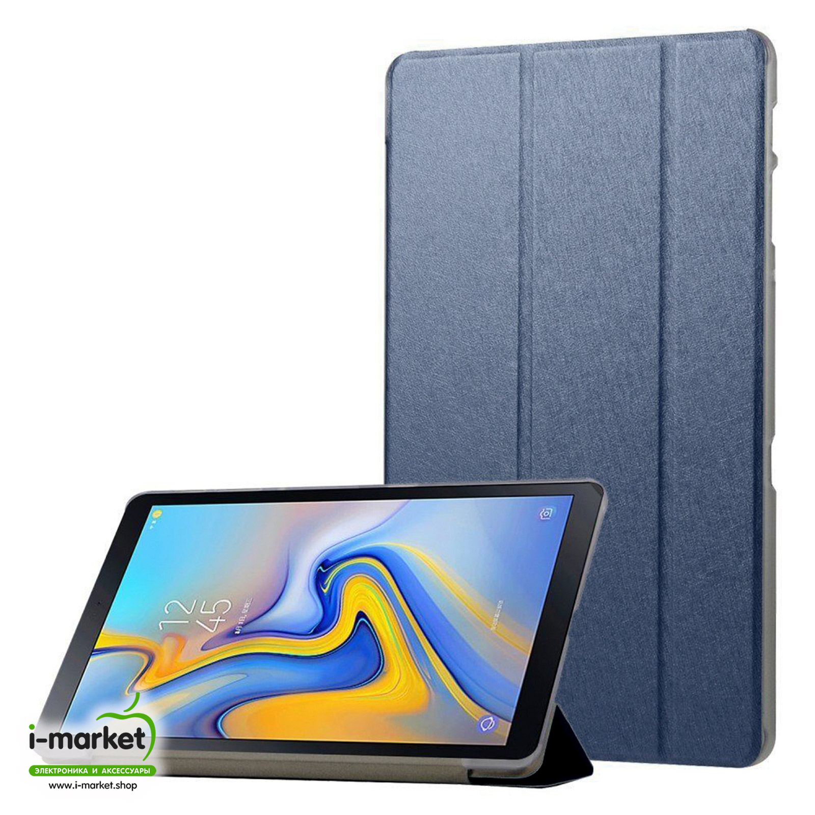 Чехол Smart Case для SAMSUNG Galaxy Tab A 10.5" 2018 (SM-T590, SM-T595), цвет синий. Чехол Smart Case для SAMSUNG Galaxy Tab A 10.5" 2018 (SM-T590, SM-T595), цвет синий.