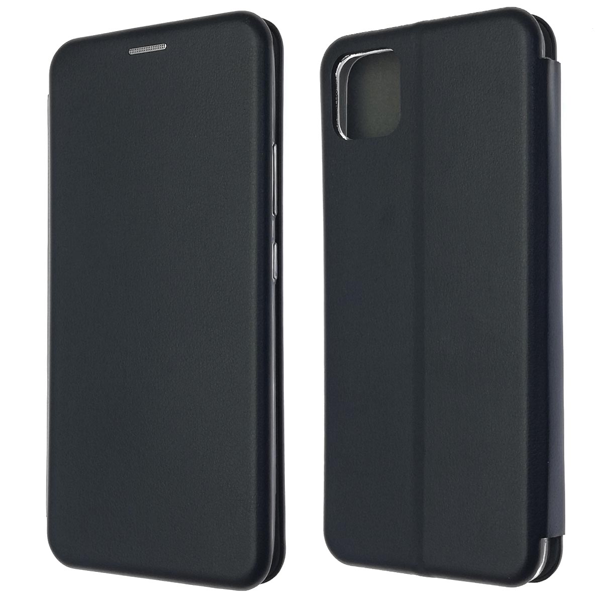 Чехол книжка STYLISH для Realme C11 2020, экокожа, визитница, цвет черный Чехол книжка STYLISH для Realme C11 2020, экокожа, визитница, цвет черный