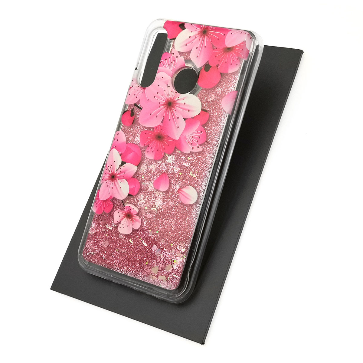 Чехол накладка TransFusion для HUAWEI Honor 20s, P30 Lite, Nova 4E, силикон, переливашка, рисунок Сакура. Чехол накладка TransFusion для HUAWEI Honor 20s, P30 Lite, Nova 4E, силикон, переливашка, рисунок Сакура.