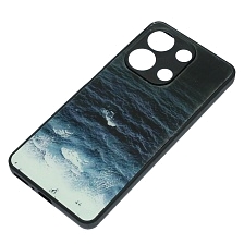 Чехол накладка для XIAOMI Redmi Note 13 4G, защита камеры, пластик, силикон, рисунок Океан Чехол накладка для XIAOMI Redmi Note 13 4G, защита камеры, пластик, силикон, рисунок Океан