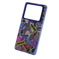 Чехол накладка для INFINIX NOTE 40 4G, пластик, силикон, рисунок PARTY