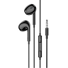 Гарнитура (наушники с микрофоном) проводная, BOROFONE BM30 Max Acoustic, цвет черный Гарнитура (наушники с микрофоном) проводная, BOROFONE BM30 Max Acoustic, цвет черный
