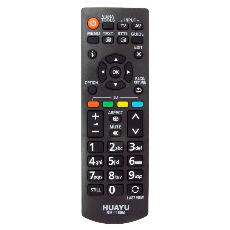 Пульт ДУ универсальный для PANASONIC RM-1180M HUAYU подходит к следующим моделям: EUR050406, EUR2952, EUR501101, EUR501120, EUR501121A, EUR501301, EUR501302, EUR501330, EUR501331, EUR501337, EUR501371, EUR501377, EUR50703, EUR50705, EUR50707, EUR50710.