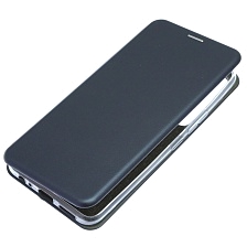 Чехол книжка STYLISH для ITEL Vision 3 Plus (P682LPN), экокожа, визитница, цвет темно синий