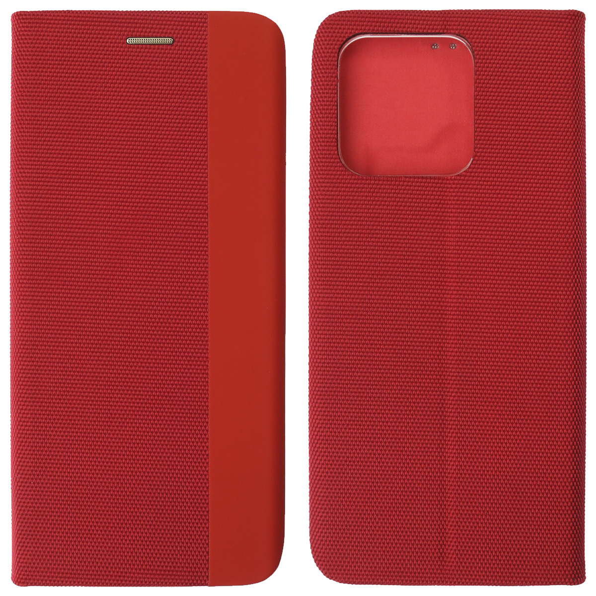 Чехол книжка MESH для XIAOMI Redmi 10C, XIAOMI POCO C40, текстиль, силикон, бархат, визитница, цвет красный Чехол книжка MESH для XIAOMI Redmi 10C, XIAOMI POCO C40, текстиль, силикон, бархат, визитница, цвет красный