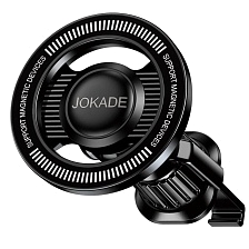 Автомобильный магнитный держатель JOKADE JE061 с креплением под MagSafe для смартфона, в решетку воздуховода, цвет черный