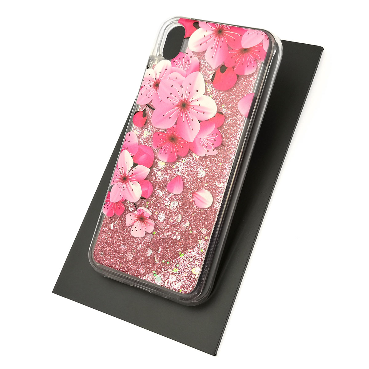 Чехол накладка TransFusion для HUAWEI Honor 8S, Y5 2019, силикон, переливашка, рисунок Сакура.