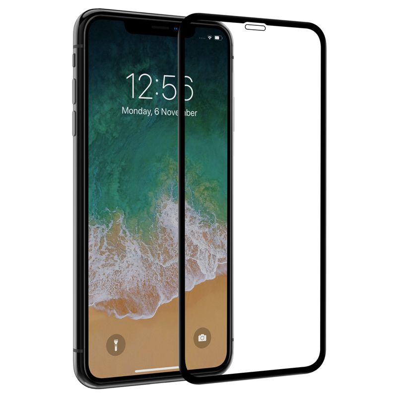 Защитное стекло "10D" Full Glue для APPLE iPhone XS MAX (6.5"), цвет окантовки черный. Защитное стекло "10D" Full Glue для APPLE iPhone XS MAX (6.5"), цвет окантовки черный.