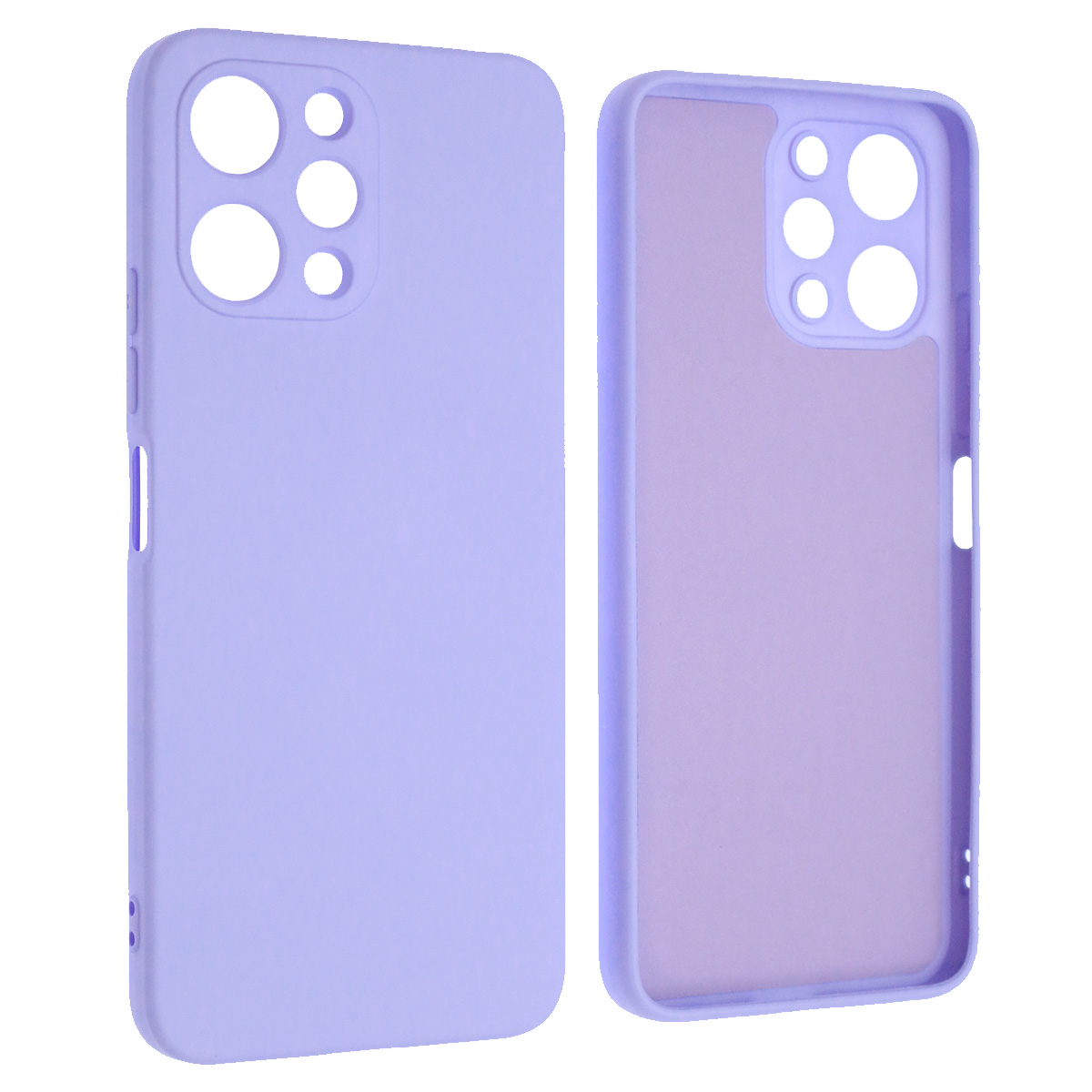 Чехол накладка NANO для XIAOMI Redmi 12 4G, защита камеры, силикон, бархат, цвет сиреневый Чехол накладка NANO для XIAOMI Redmi 12 4G, защита камеры, силикон, бархат, цвет сиреневый