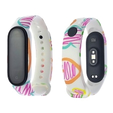 Сменный ремешок для фитнес браслета, смарт часов XIAOMI Mi Band 5, рисунок разноцветное Сердце. Сменный ремешок для фитнес браслета, смарт часов XIAOMI Mi Band 5, рисунок разноцветное Сердце.