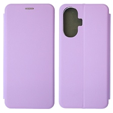 Чехол книжка STYLISH для Realme C55, экокожа, визитница, цвет сиреневый Чехол книжка STYLISH для Realme C55, экокожа, визитница, цвет сиреневый