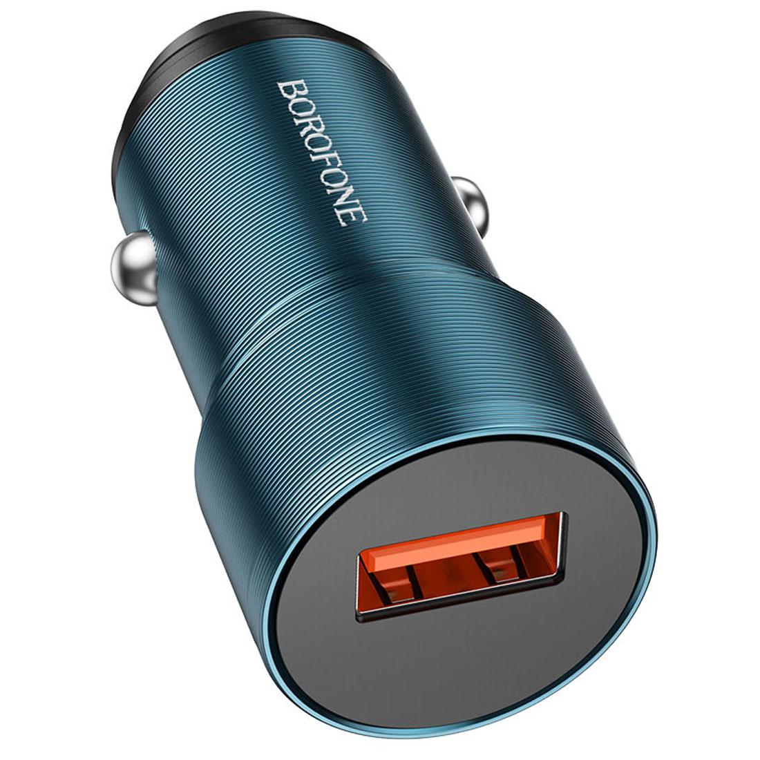 АЗУ (Автомобильное зарядное устройство) BOROFONE BZ19A Wisdom, 18W, 1 USB, QC3.0, цвет синий АЗУ (Автомобильное зарядное устройство) BOROFONE BZ19A Wisdom, 18W, 1 USB, QC3.0, цвет синий