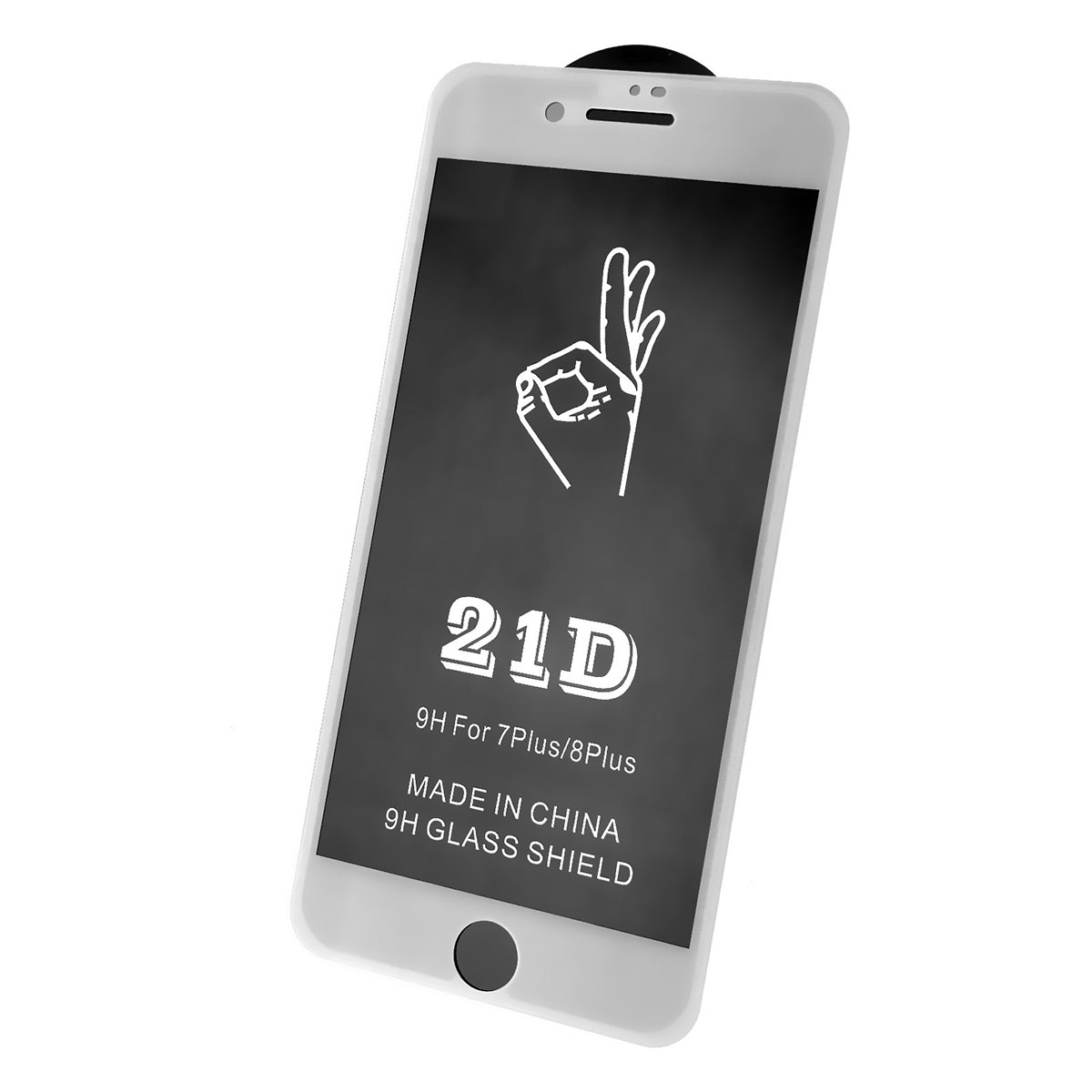 Защитное стекло 21D FULL GLUE BEST для APPLE iPhone 7, iPhone 8 Plus, цвет окантовки белый. Защитное стекло 21D FULL GLUE BEST для APPLE iPhone 7, iPhone 8 Plus, цвет окантовки белый.