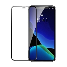 Защитное стекло BASEUS SGAPIPH61-WD01 (комплект из 2 шт.) для APPLE iPhone XR, iPhone 11, цвет окантовки черный