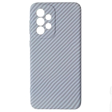 Чехол накладка KING для SAMSUNG Galaxy A33, силикон, бархат, карбон, цвет сиреневый Чехол накладка KING для SAMSUNG Galaxy A33, силикон, бархат, карбон, цвет сиреневый