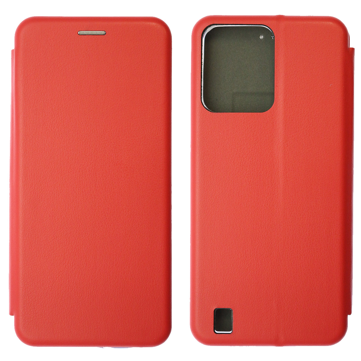 Чехол книжка STYLISH для Realme C31, экокожа, визитница, цвет красный
