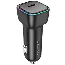АЗУ (Автомобильное зарядное устройство) BOROFONE BZ28 Trophie, 30W, 1 USB Type C, PD30W, цвет черный АЗУ (Автомобильное зарядное устройство) BOROFONE BZ28 Trophie, 30W, 1 USB Type C, PD30W, цвет черный