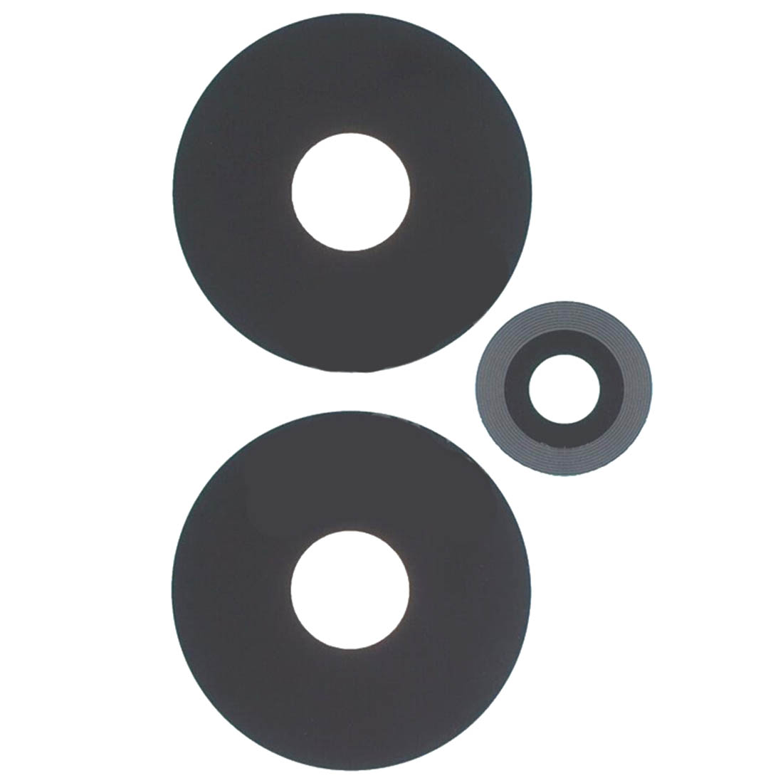 Стекло задней камеры для XIAOMI POCO M6 Pro, цвет черный