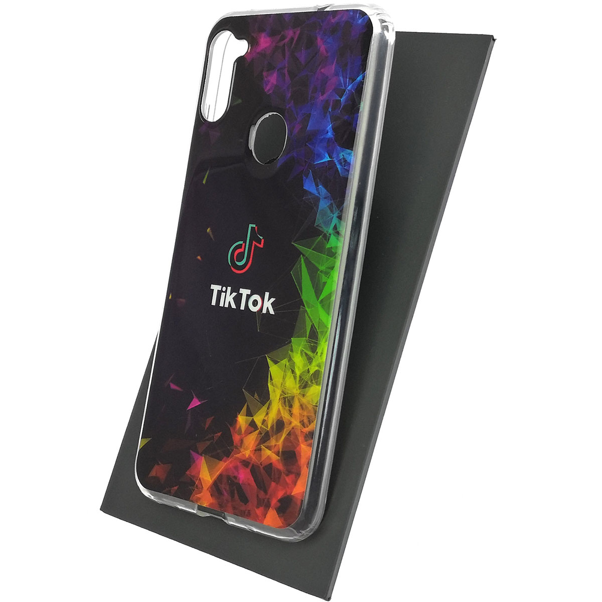Чехол накладка Vinil для SAMSUNG Galaxy A11 (SM-A115), Galaxy M11 (M115), силикон, рисунок TikTok