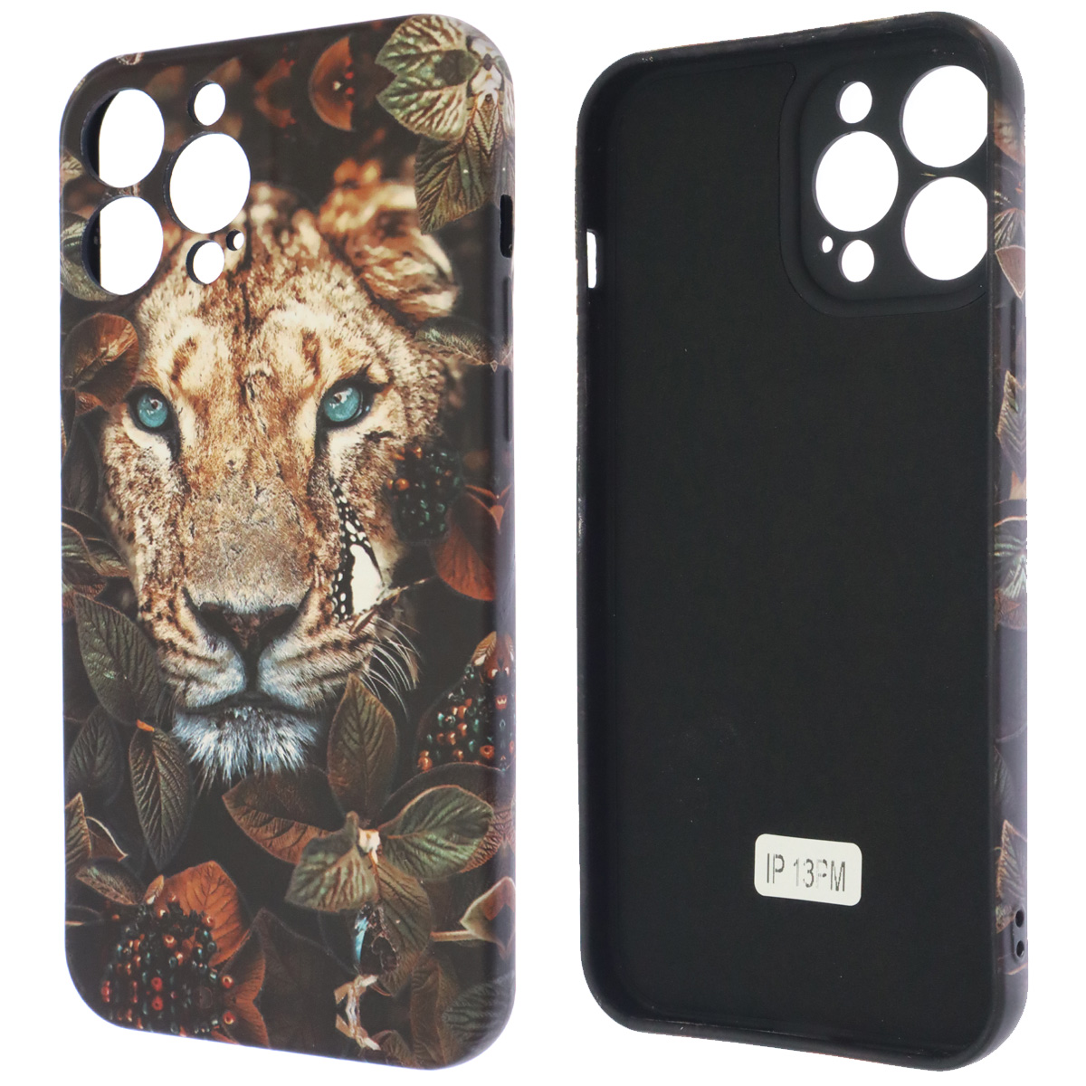 Чехол накладка для APPLE iPhone 13 Pro Max (6.7), силикон, бархат, рисунок Лев Чехол накладка для APPLE iPhone 13 Pro Max (6.7), силикон, бархат, рисунок Лев