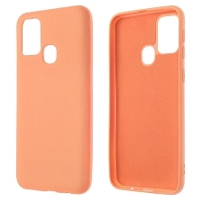 Чехол накладка NANO для SAMSUNG Galaxy M31 (SM-M315), силикон, бархат, цвет персиковый Чехол накладка NANO для SAMSUNG Galaxy M31 (SM-M315), силикон, бархат, цвет персиковый