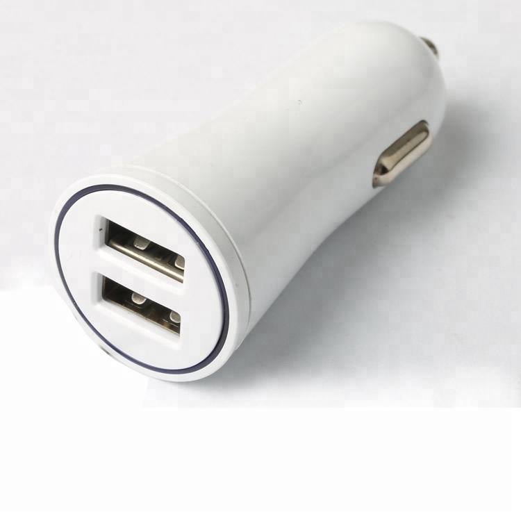 АЗУ (автомобильный адаптер питания) Samsung N-915 (2.1A/2USB) Fast Charging, белый.