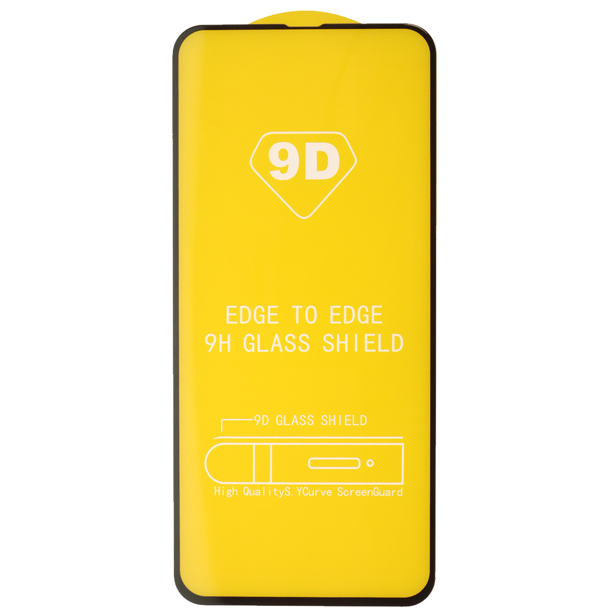 Защитное стекло 9D для SAMSUNG Galaxy A52 (SM-A525), цвет окантовки черный