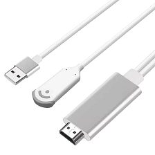 Беспроводной TV адаптер Onten HDMI, Wi-Fi, USB, длина 1.1 метр, цвет белый